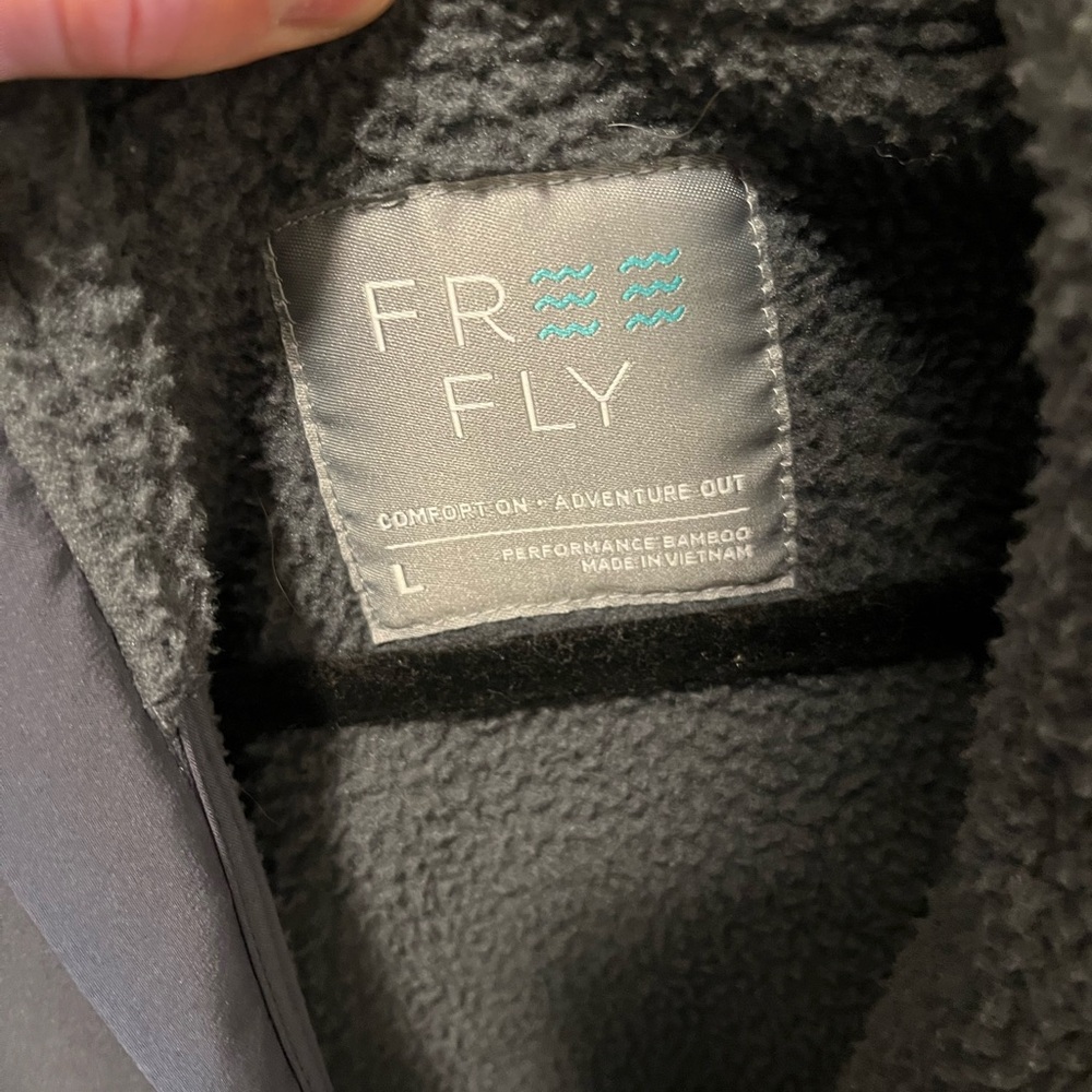 Free Fly Sherpa Zip Up Jacket. Size L